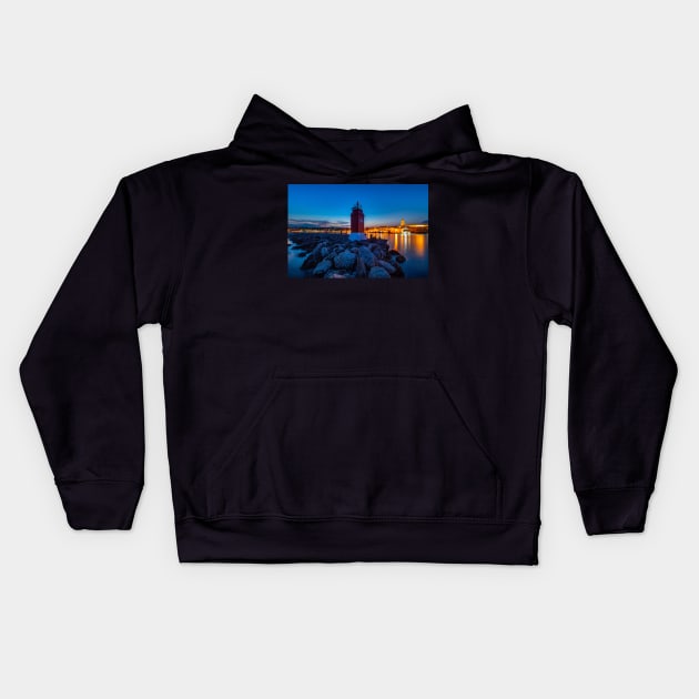 Town of Krk Kids Hoodie by ivancoric